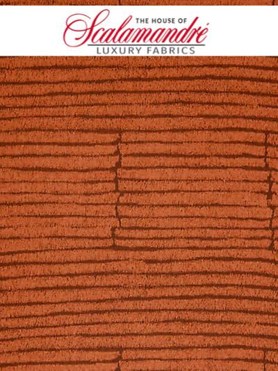KALI - TERRACOTTA - FABRIC - A91993-005 at Designer Wallcoverings and Fabrics, Your online resource since 2007