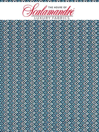 HERDADE - CYANOTYPE BLUE - FABRIC - A94900-006 at Designer Wallcoverings and Fabrics, Your online resource since 2007
