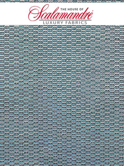 JASMINE - PORCELAIN BLUE - FABRIC - A9JASM-006 at Designer Wallcoverings and Fabrics, Your online resource since 2007