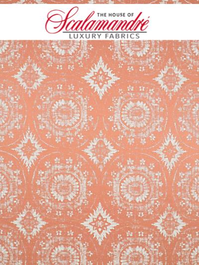MANDALA - MARSALA - FABRIC - A91994-008 at Designer Wallcoverings and Fabrics, Your online resource since 2007