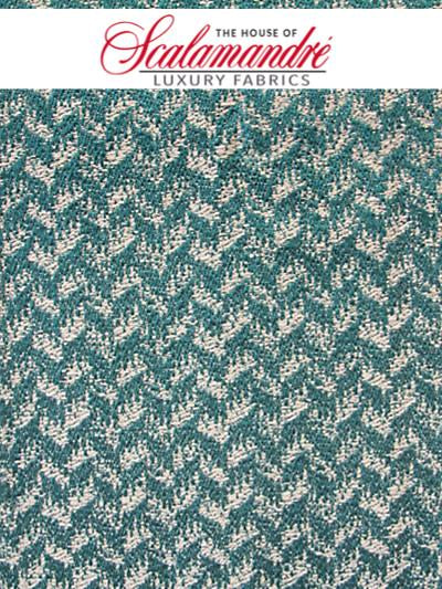 BLESSED - NATURAL BALTIC BLUE - FABRIC - A9BLES-020 at Designer Wallcoverings and Fabrics, Your online resource since 2007
