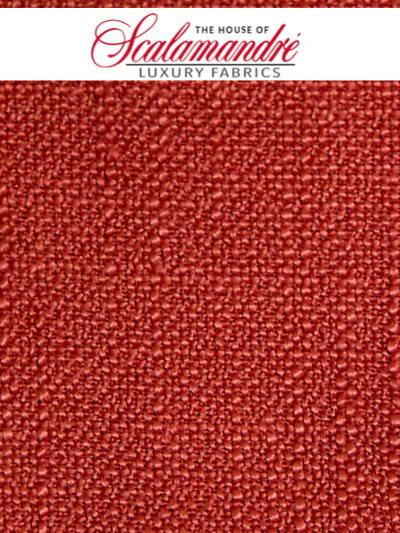LINUS FR - RED CHERRY - FABRIC - A91990-024 at Designer Wallcoverings and Fabrics, Your online resource since 2007