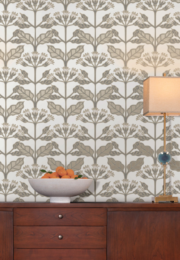 Tracery Blooms White | Ronald Redding
