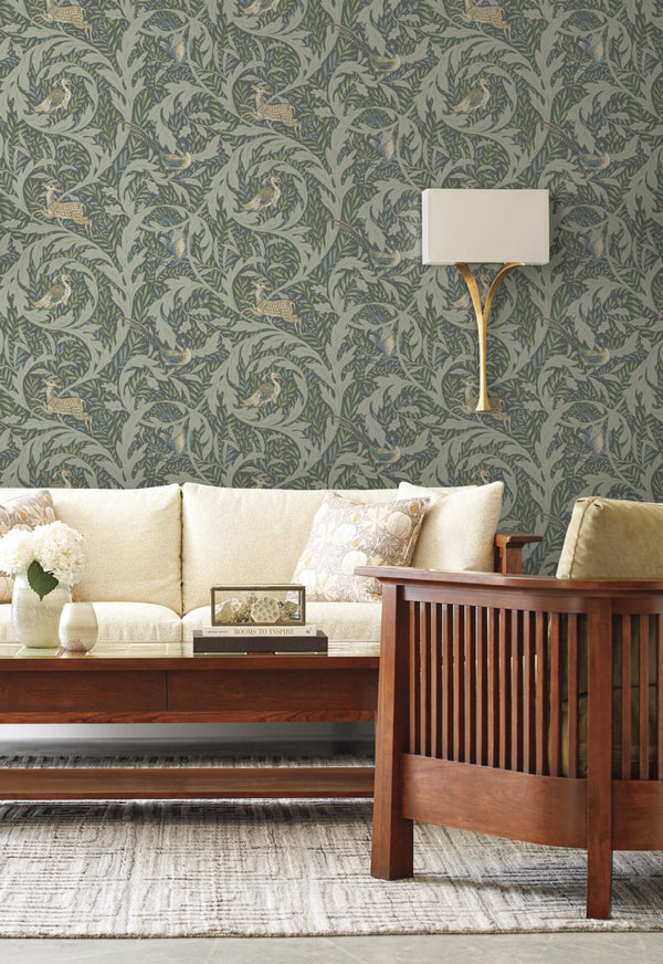 Woodland Tapestry Sage | Ronald Redding