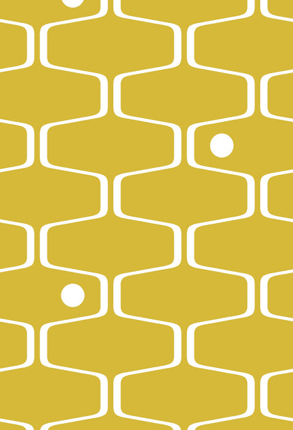 Net & Ball Mid Century Wallcovering