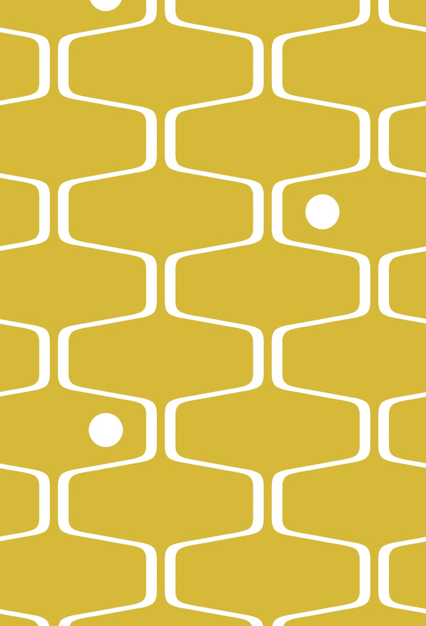 Net & Ball Mid Century Wallcovering
