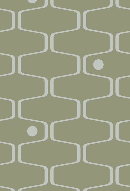 Net & Ball Mid Century Wallcovering