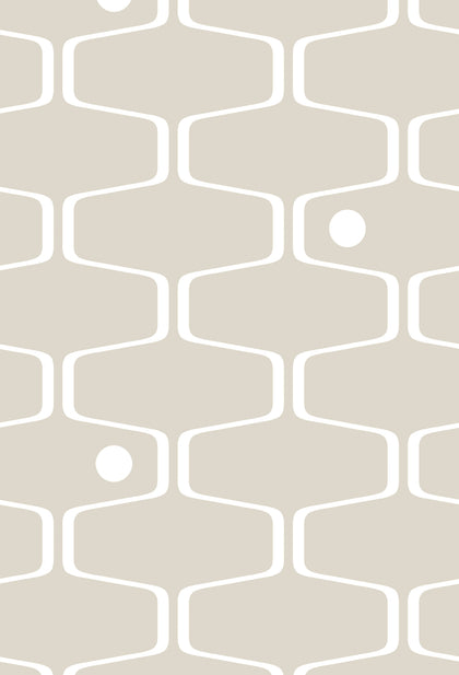 Net & Ball Mid Century Wallcovering