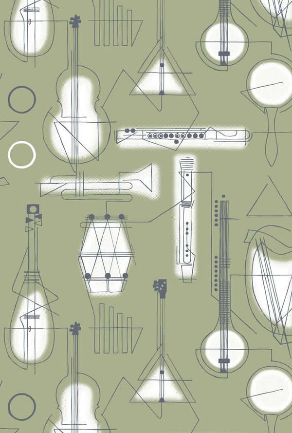 Concert Mid Century Wallcovering