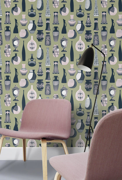 Vessel Mid Century Wallcovering