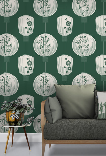 Lucky Lantern Mid Century Wallcovering