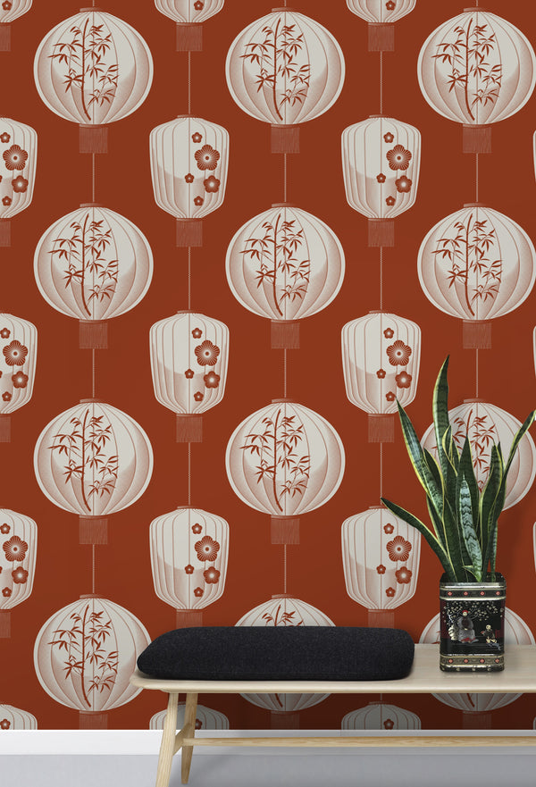 Lucky Lantern Mid Century Wallcovering