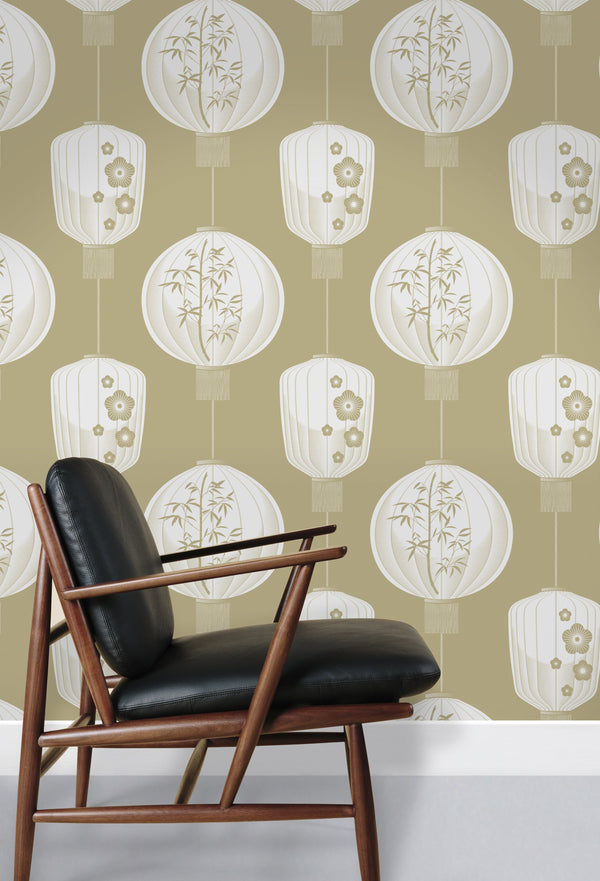 Lucky Lantern Mid Century Wallcovering