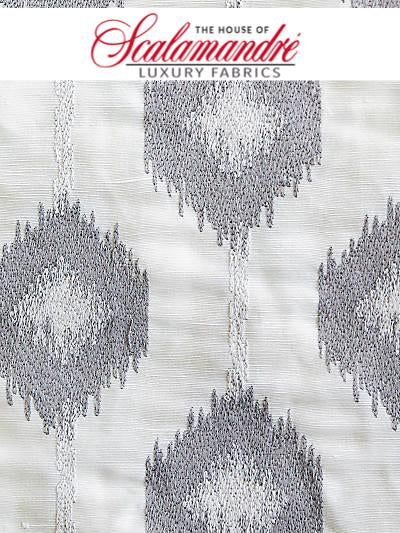 FUNGIA - PEWTER - FABRIC - B8FUNG-000 at Designer Wallcoverings and Fabrics, Your online resource since 2007