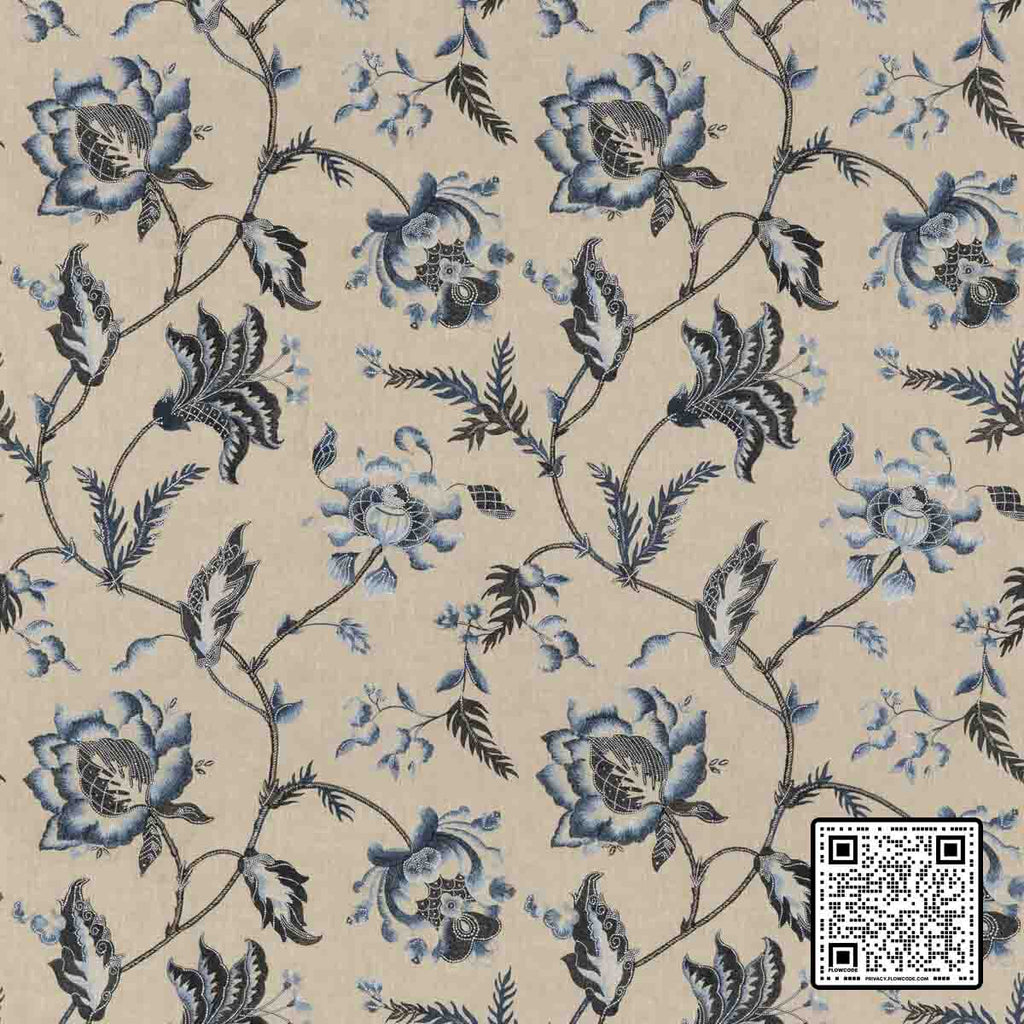  ANTIQUE TRAIL LINEN - 75%;POLYESTER - 25% BLUE   MULTIPURPOSE available exclusively at Designer Wallcoverings