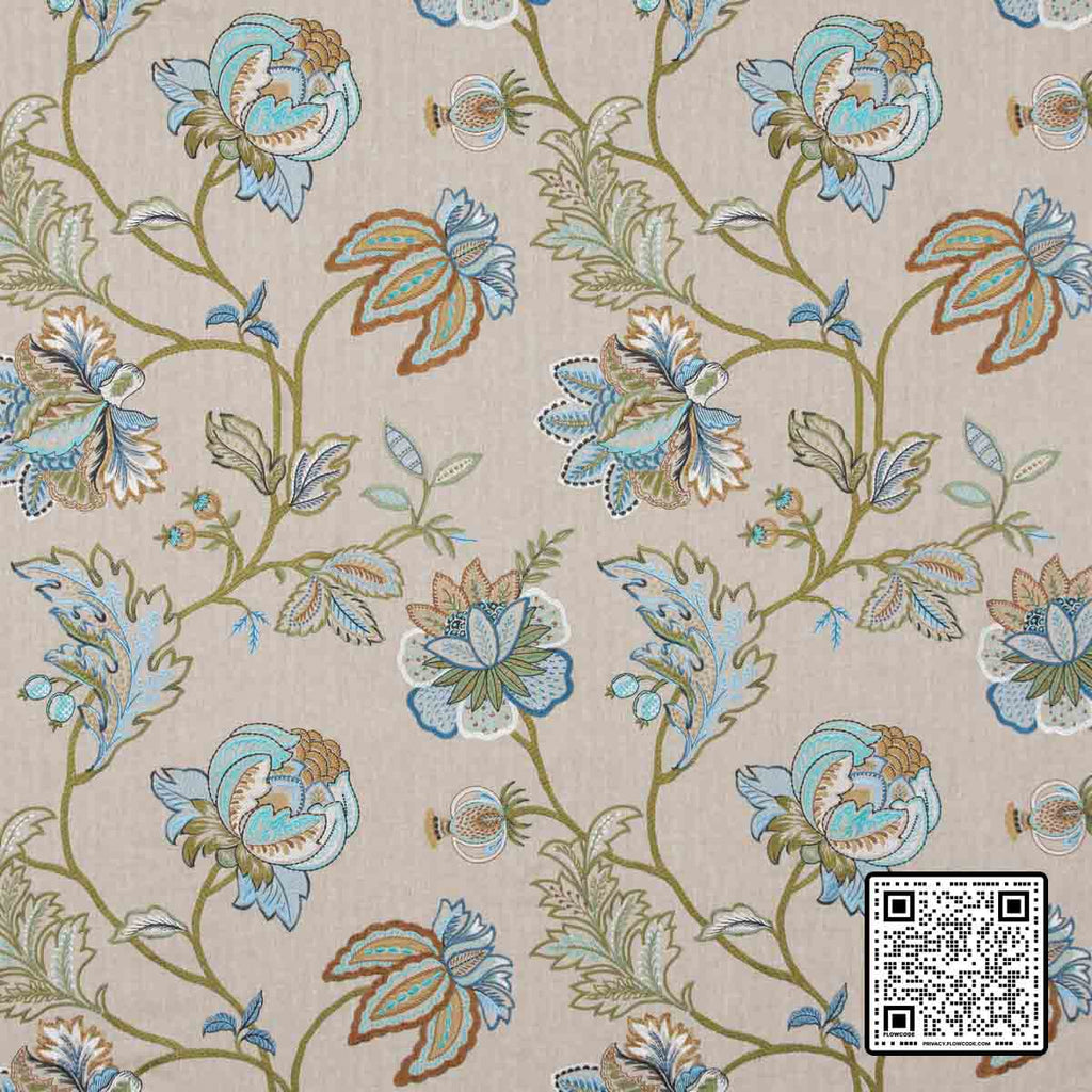  AGRA VISCOSE - 60%;LINEN - 26%;RAYON - 14% TEAL   MULTIPURPOSE available exclusively at Designer Wallcoverings