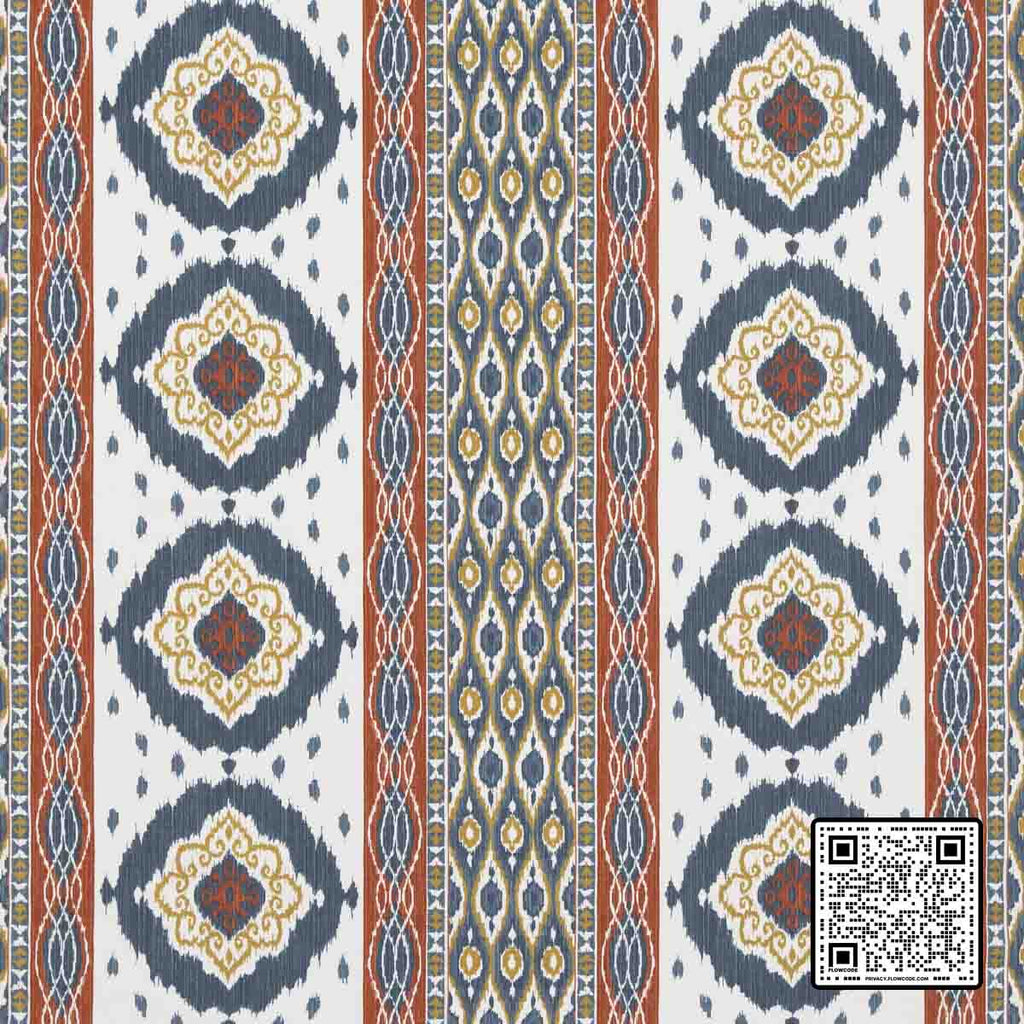  CROSBY COTTON - 60%;LINEN - 40% BLUE RED BROWN MULTIPURPOSE available exclusively at Designer Wallcoverings