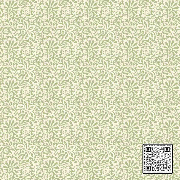  FLORA NON WOVEN GREEN WHITE  WALLCOVERING available exclusively at Designer Wallcoverings