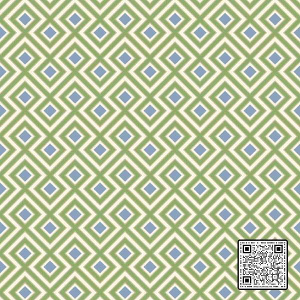  LA FIORENTINA SMALL NON WOVEN GREEN BLUE  WALLCOVERING available exclusively at Designer Wallcoverings