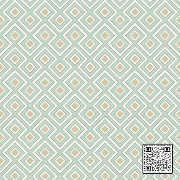  LA FIORENTINA SMALL NON WOVEN BLUE GREEN  WALLCOVERING available exclusively at Designer Wallcoverings