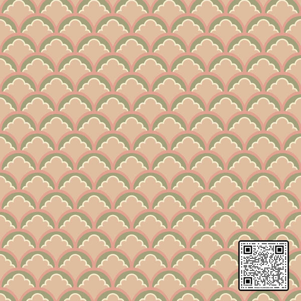  MOUNT TEMPLE SMALL NON WOVEN PINK GREEN  WALLCOVERING available exclusively at Designer Wallcoverings