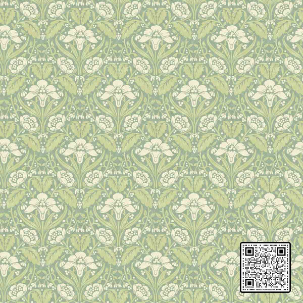  IRIS MEADOW NON WOVEN BLUE GREEN  WALLCOVERING available exclusively at Designer Wallcoverings