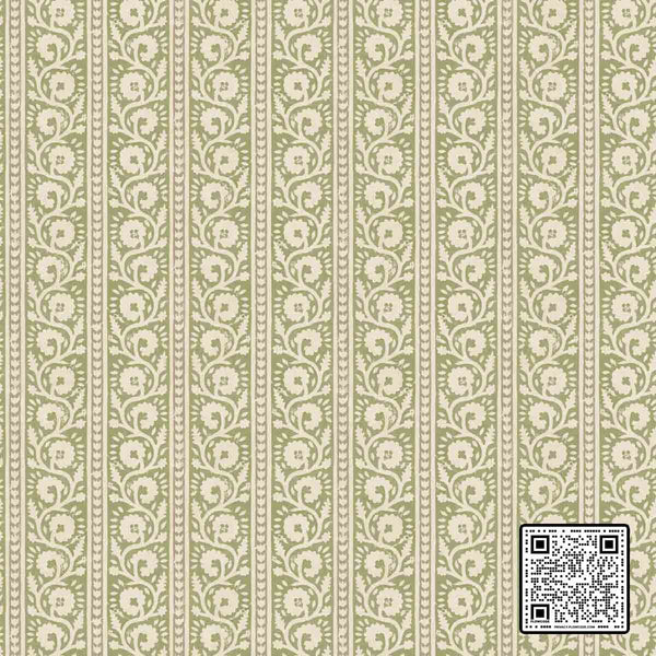  BIBURY NON WOVEN GREEN WHITE  WALLCOVERING available exclusively at Designer Wallcoverings