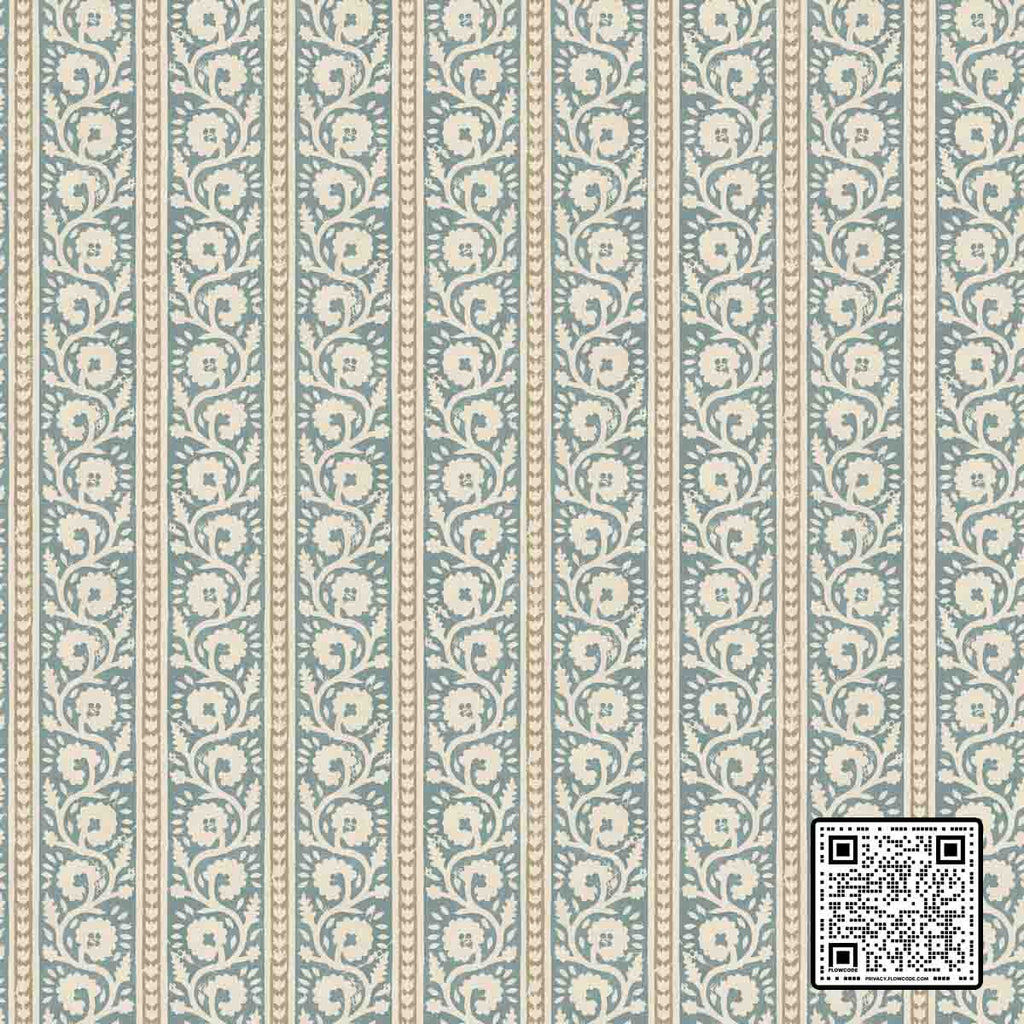  BIBURY NON WOVEN BLUE BROWN WHITE WALLCOVERING available exclusively at Designer Wallcoverings