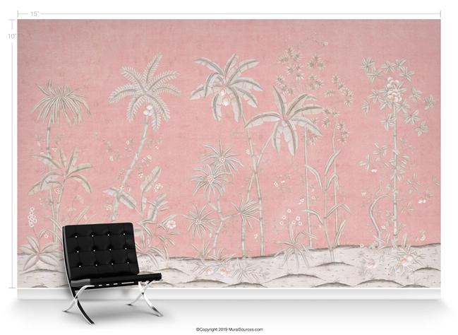 Bella Roma Palmera 20 Panel Mural by Et Cie Wall Panels - Designer Wallcoverings and Fabrics
