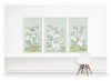 Bella Birds & Blossoms Mint Blue by Et Cie Wall Panels - Designer Wallcoverings and Fabrics
