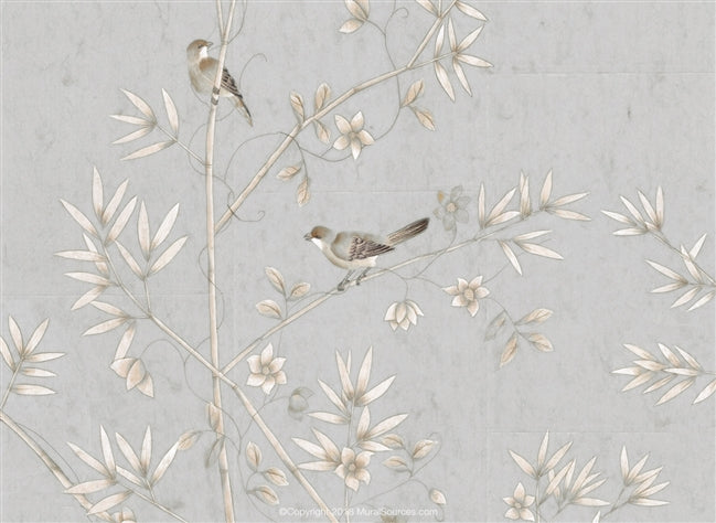 La Papiere Grey by Et Cie Wall Panels - Designer Wallcoverings and Fabrics