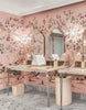 Willifer Gardens Peach by Et Cie Wall Panels - Designer Wallcoverings and Fabrics