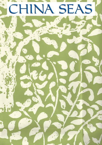 Arbre De Matisse Reverse Jungle Green Screen Printed Wallpaper | China Seas