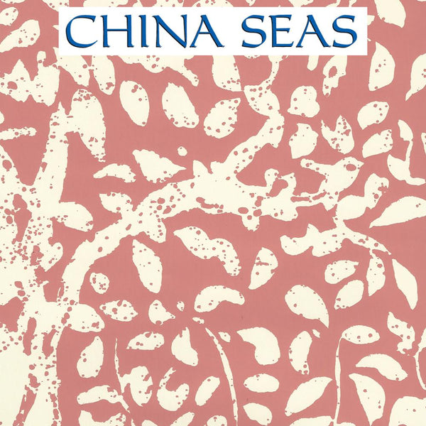 Arbre De Matisse Reverse Shrimp on Off White Screen Printed Wallpaper | China Seas