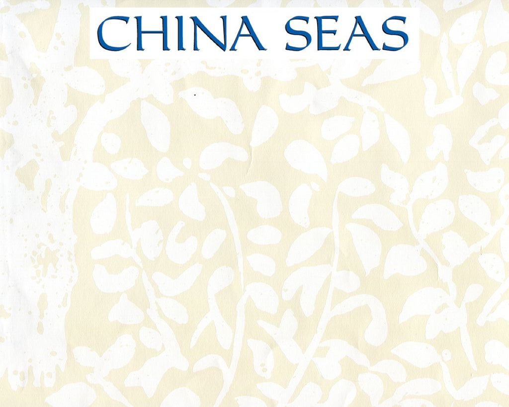 Arbre De Matisse wallpaper White on Off White Screen Printed Wallpaper | China Seas