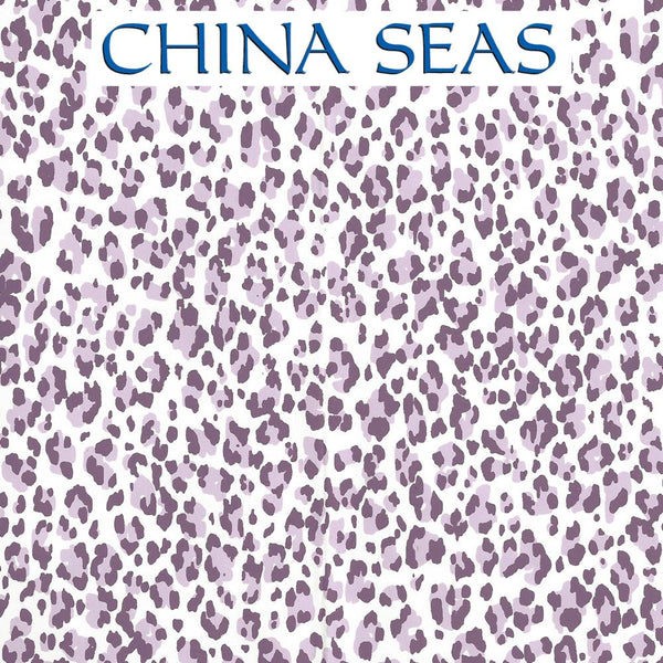 Bonaparte Lilac Purple Almost White Screen Printed Wallpaper | China Seas