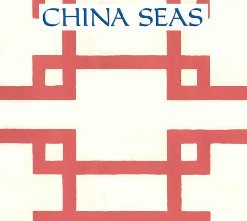 Brighton wallpaper Orange on White Paper Screen Printed Wallpaper | China Seas