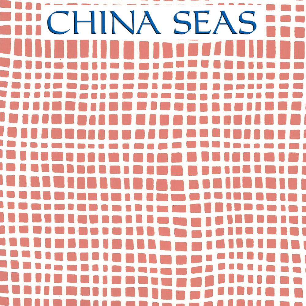 Criss Cross New Shrimp on Almost White Screen Printed Wallpaper | China Seas