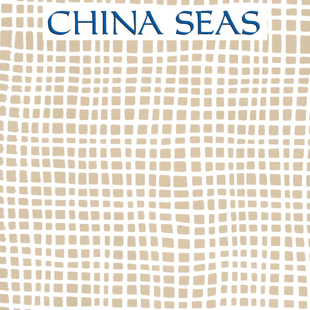 Criss Cross Taupe on Almost White Screen Printed Wallpaper | China Seas
