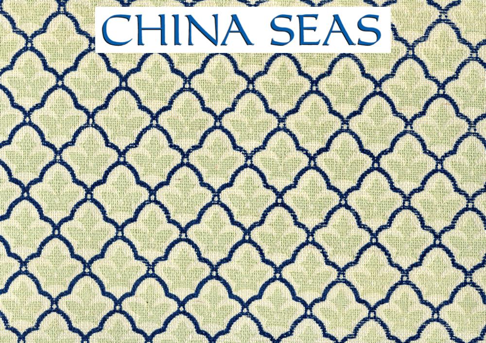 Cumberland One Color on Silver Grasscloth Black on Silver Screen Printed Wallpaper | China Seas