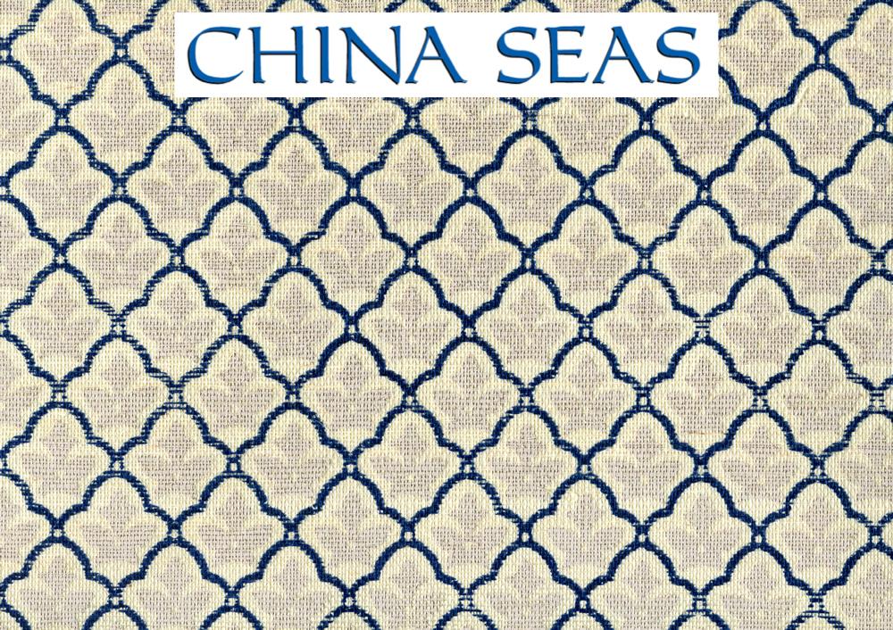 Cumberland One Color on Silver Grasscloth Silver on Silver Screen Printed Wallpaper | China Seas