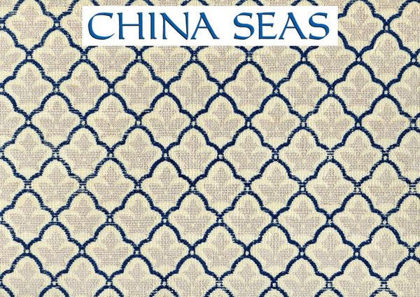 Cumberland One Color on Silver Grasscloth Silver on Silver Screen Printed Wallpaper | China Seas
