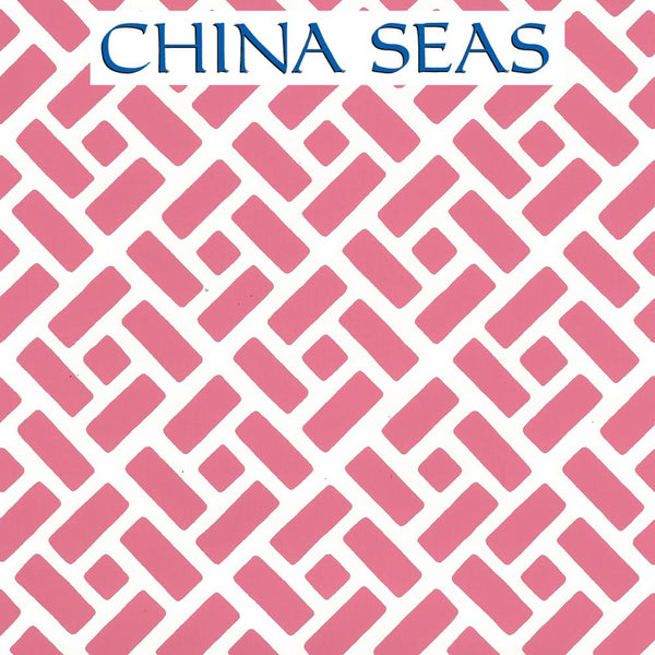 Edo Watermelon on Almost White Screen Printed Wallpaper | China Seas