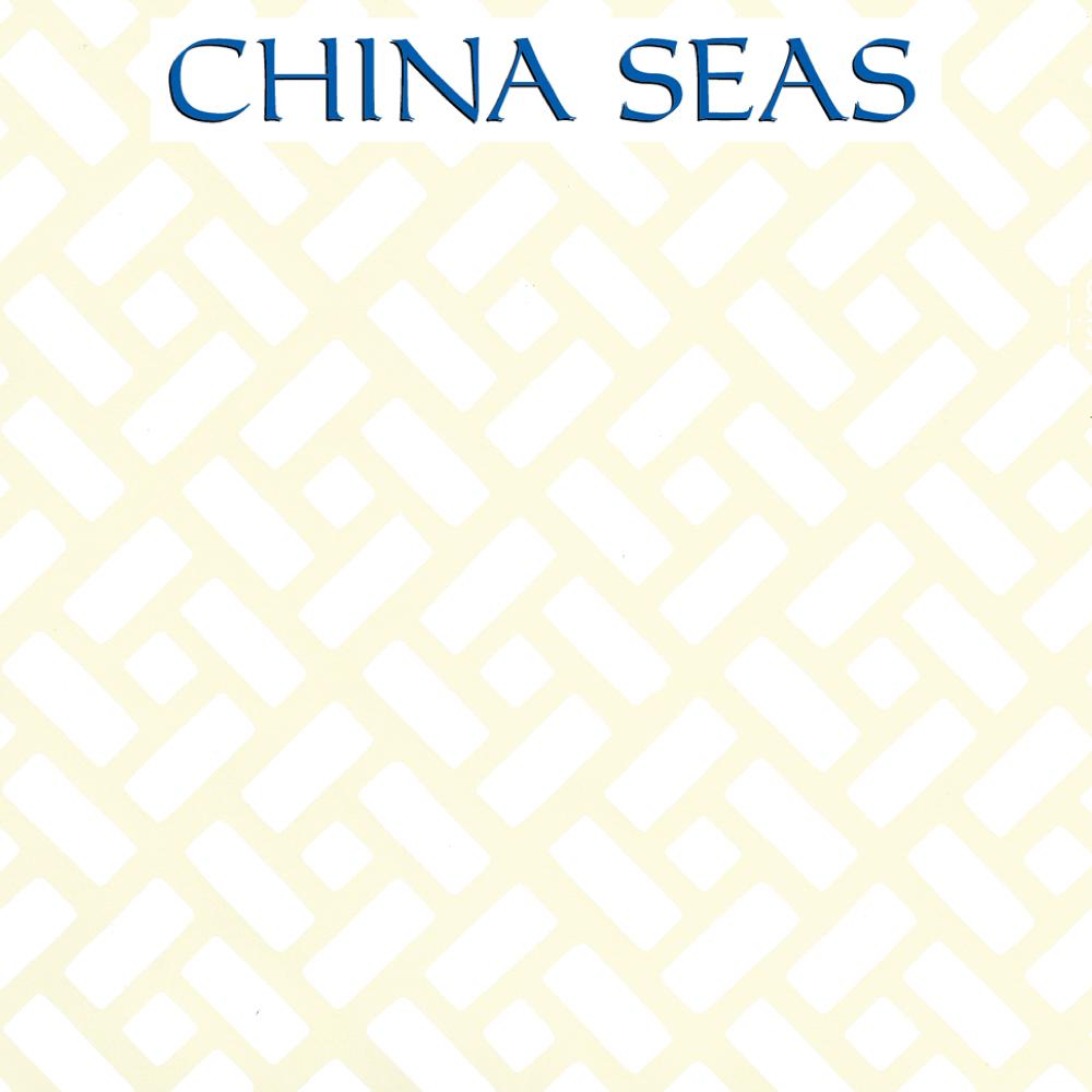 Edo White on Off White Screen Printed Wallpaper | China Seas