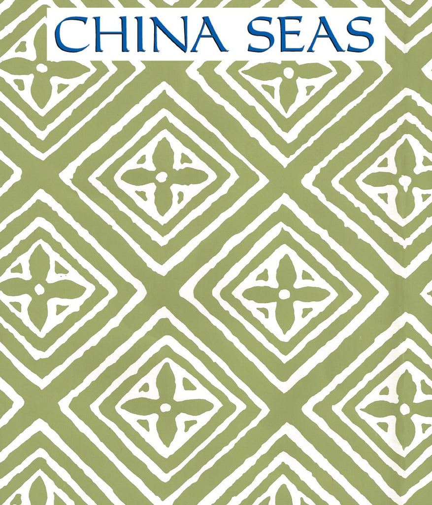 Fiorentina New Apple on Almost White Screen Printed Wallpaper | China Seas