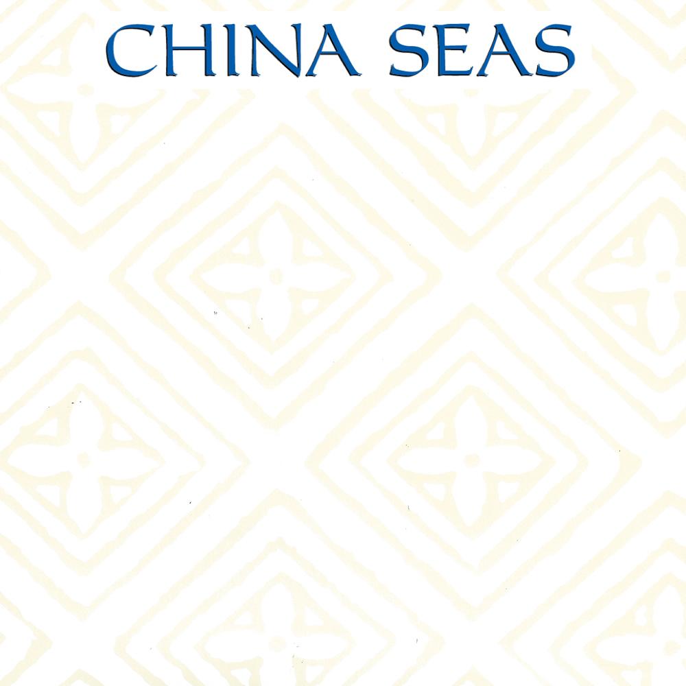 Fiorentina White on Off White Screen Printed Wallpaper | China Seas