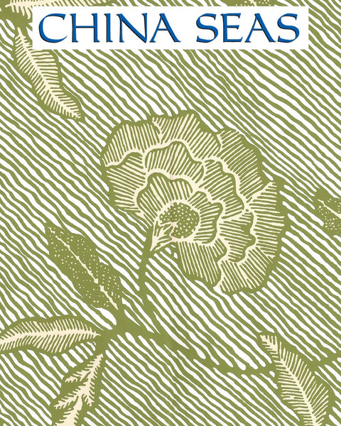 Flores Multi New Green Cream on White Screen Printed Wallpaper | China Seas