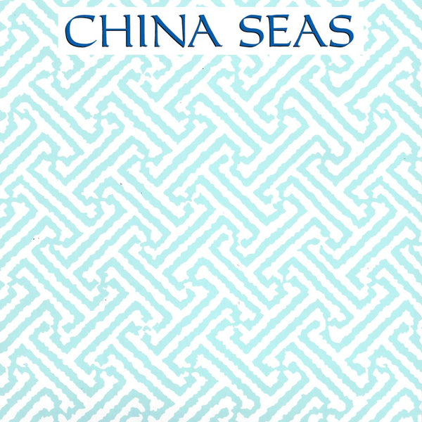Java Java Aqua on White Screen Printed Wallpaper | China Seas