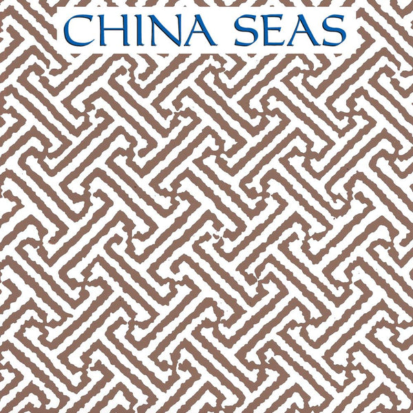 Java Java Brown on White Screen Printed Wallpaper | China Seas