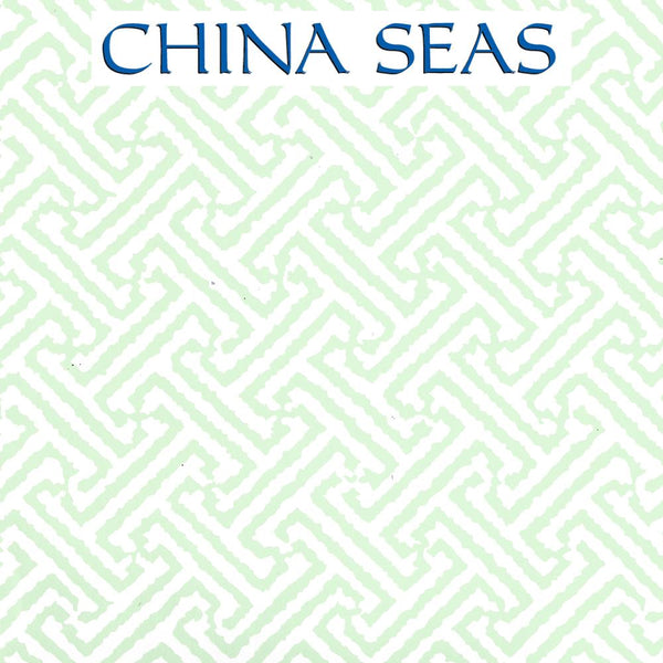 Java Java Celadon on White Screen Printed Wallpaper | China Seas